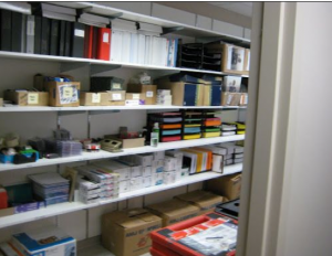 office supply closet